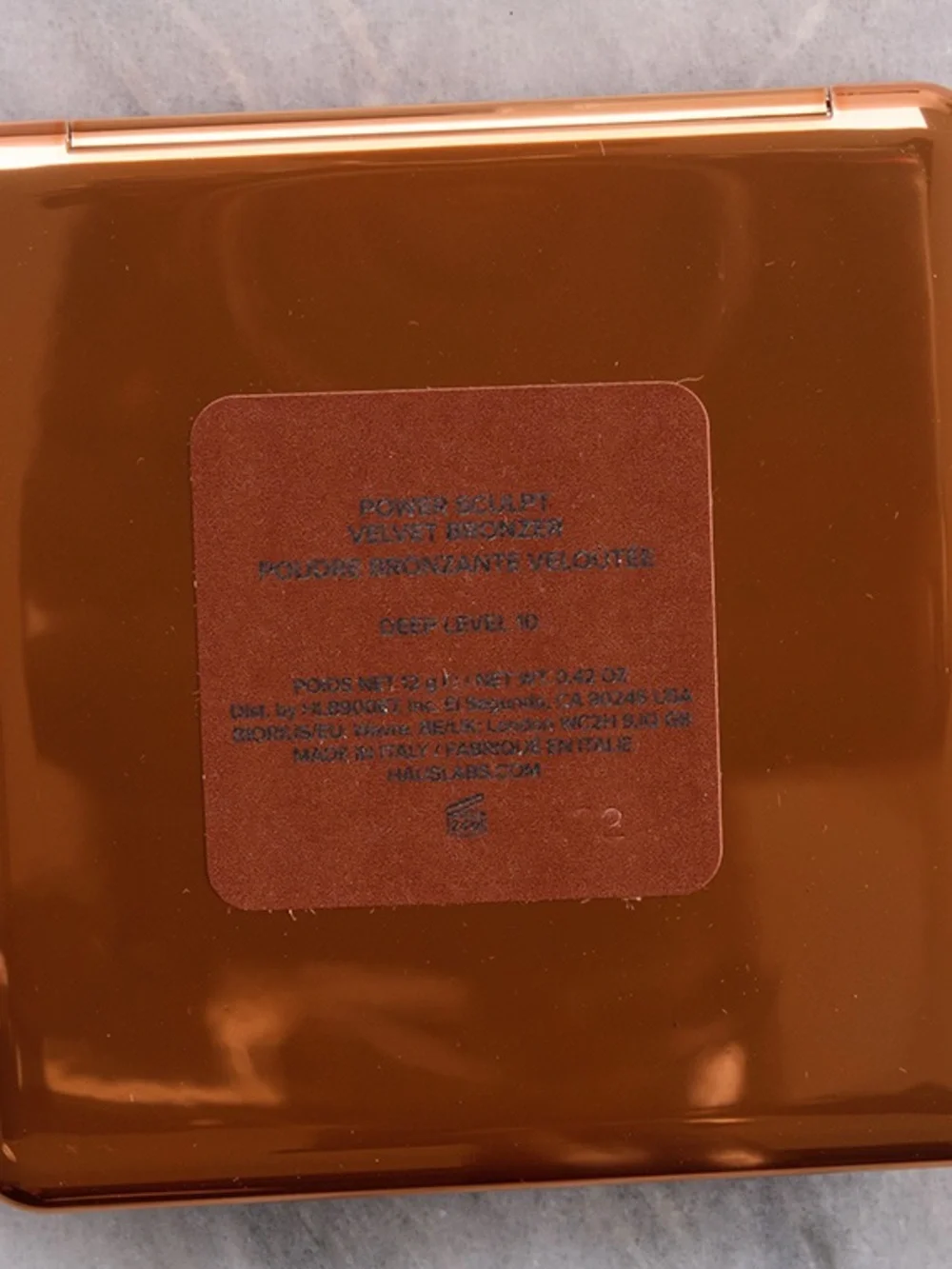 HAUS LABS BY LADY GAGA POWER SCULPT VELVET BRONZER DEEP Level 10, NIB